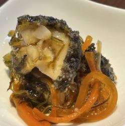 アワビ松前漬け