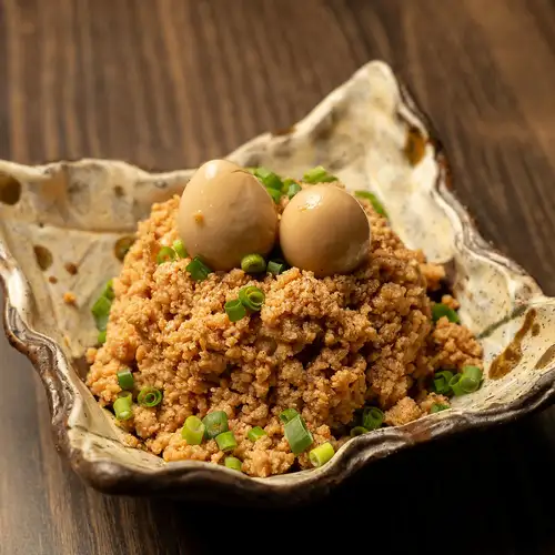 味玉とそぼろのポテトサラダ