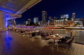 Great location! Stylish terrace seating