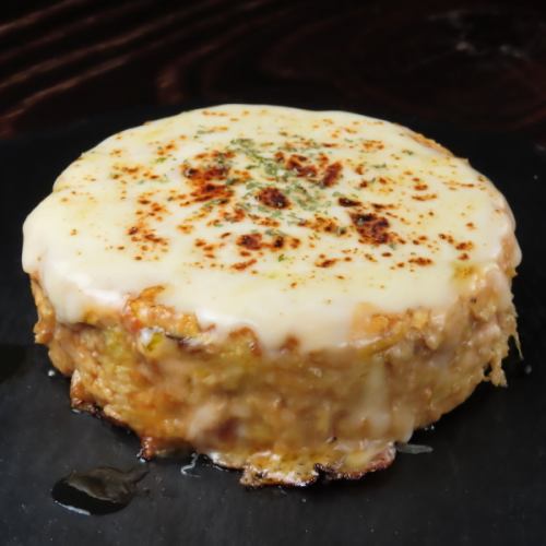 たっぷりキノコとエビクリームクワトロチーズ玉