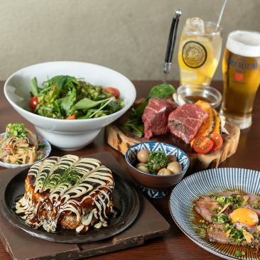 豊富な鉄板焼き料理☆