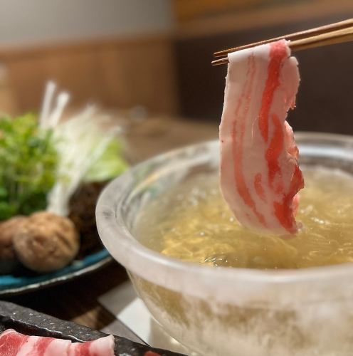 【レタしゃぶ】純血100％燦あぐー豚 もずくレタしゃぶ一人前