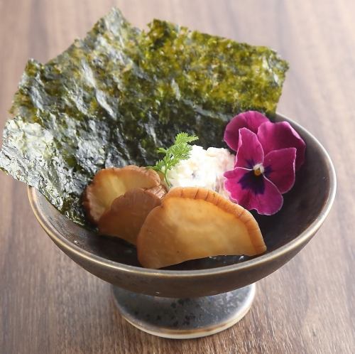 【一品料理】いぶりがっことクリームチーズ