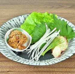 아구 돼지 기름 된장