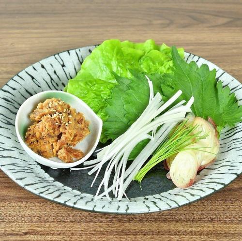 아구 돼지 기름 된장