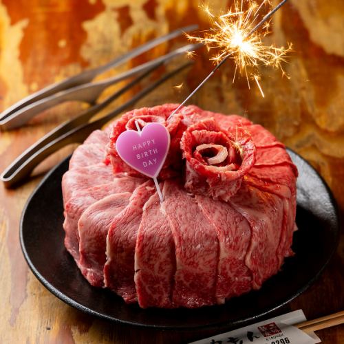 【◎歓送迎にぜひ◎】特別な日のサプライズに大人気!ご予約限定の肉ケーキ★4400円