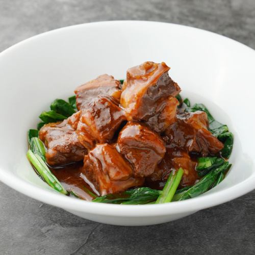 Stewed beef ribs in soy sauce