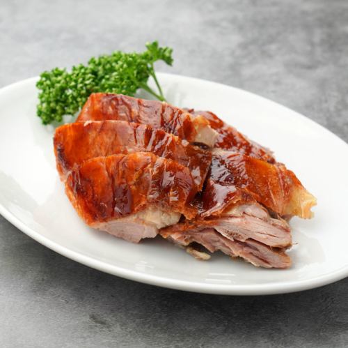 Charcoal-grilled duck meat