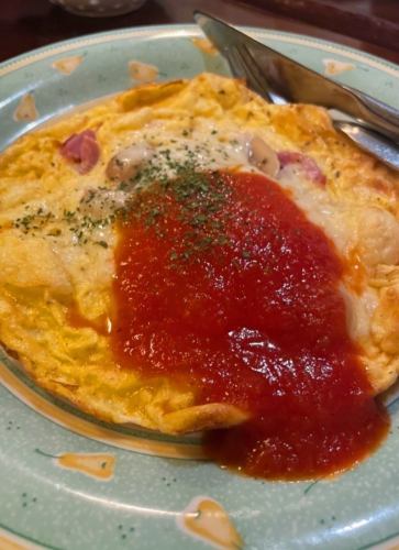 Pizza-style Italian omelette