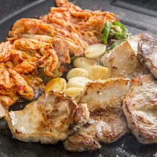 サムギョプサルコース！アルコール飲み放題付【料理内容・量・種類等店主と電話で相談コース】