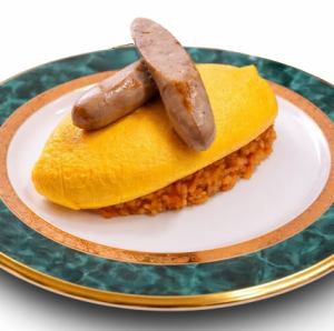 番茄起司香腸煎蛋飯