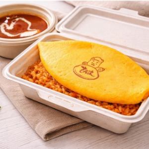 蓬鬆蛋捲飯（1層）