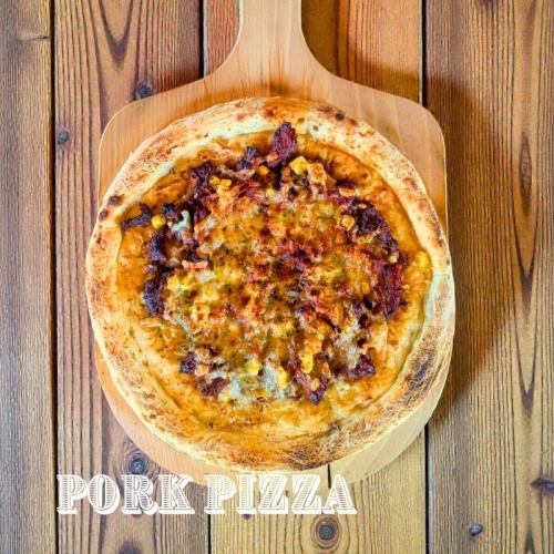 プルドポークピザ