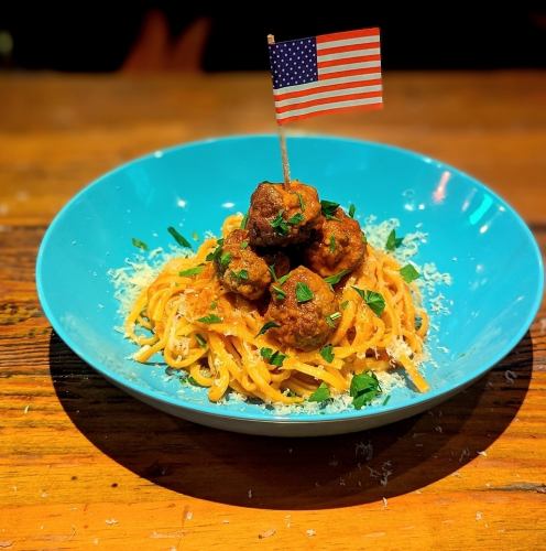 ごろごろミートボールスパゲッティ