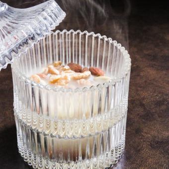 Whiskey-scented smoked nuts platter