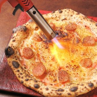 Creamy Grilled Mentaiko Pizza