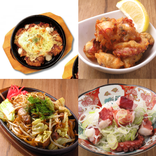 【◆酒場限定◆】たこ焼きアレンジ＆鉄板料理
