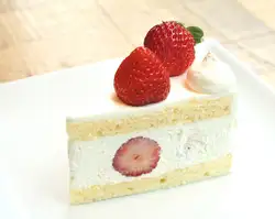 딸기의 짧은 케이크