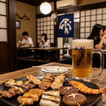 【90分飲み放題付き】夏の浪速道頓堀宴会コース全8品　クーポン使用で5000円（税込）！