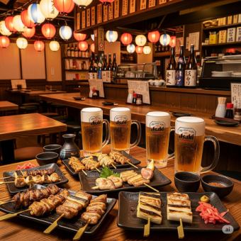 【90分飲み放題付き】夏の浪速通天閣宴会コース全10品　クーポン使用で5500円（税込）！