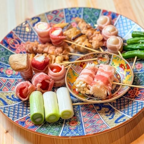 炭火でじっくり焼き上げた焼き鳥・魚・日本酒が自慢のお店！ゆったり個室で乾杯。