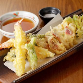 【3時間飲み放題】お鍋や旬菜と旬魚の天ぷらなど全9品『萬寿コース』5280円→4280円
