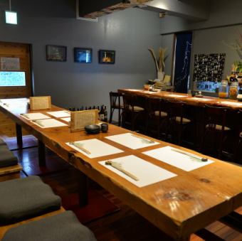 仕切りを外せば団体様用にもご対応可能です！ご相談ください