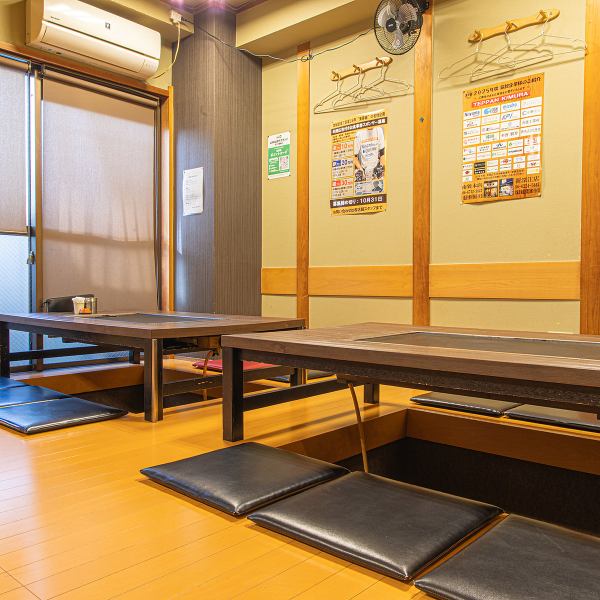 【掘りごたつのお座敷ご用意しております】お子様やご家族連れ、お仕事帰りの宴会にもおススメの堀りごたつのお席をご用意しております。