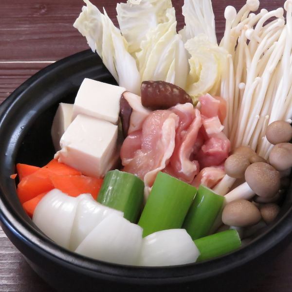 ≪旬の食材を使用した季節限定メニュー≫季節感あふれる料理をご用意◆鍋2,000円(税込)