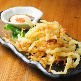 さきいかの天ぷら