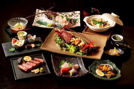 【完全予約制】 鉄板焼きプラチナ 煌(きらめき)コース◆伊勢海老など全10品！20,000円(税込)