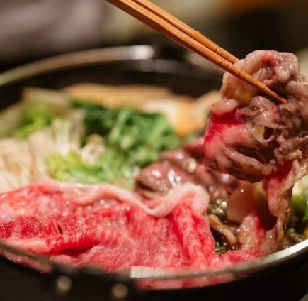 【料理のみ 三日前まで要予約】綿雲すき焼きコースプレミアム風 8800円(税込) ※2名様から
