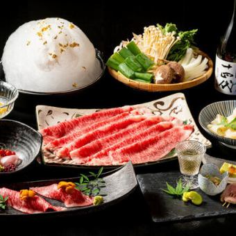 【料理のみ　三日前まで要予約】綿雲すき焼きスペシャルコース匠　11000円(税込)　※2名様から