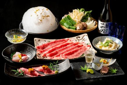 【料理のみ 三日前まで要予約】綿雲すき焼きスペシャルコース匠 11000円(税込) ※2名様から