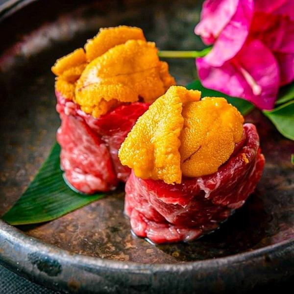 [Standard Menu] Ultimate Uniku (2 pieces) Please enjoy the Kuroge Wagyu Uniku that can only be tasted at Hakuri♪