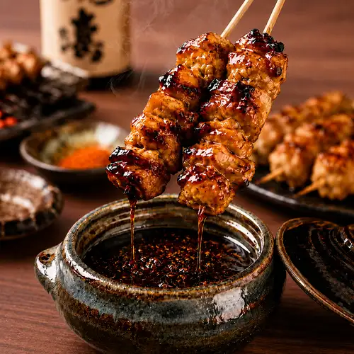 [Showcasing the Craftsman's Skill] Authentic Yakitori Grilled to Fragrance Over Binchotan Charcoal