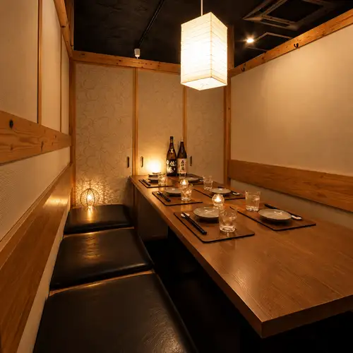 A Japanese-style pub with completely private rooms available.