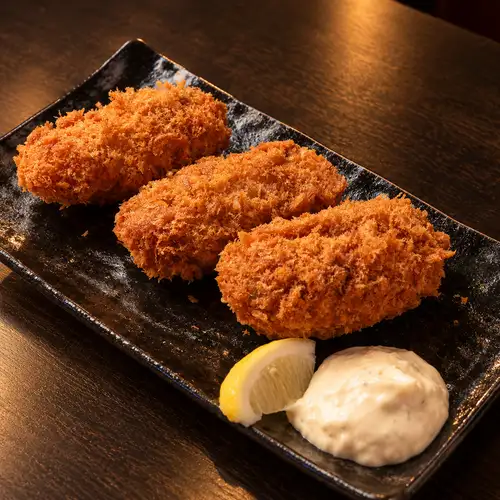 Deep fried oysters