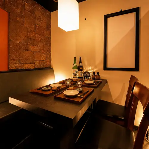 [Private rooms available] Enjoy a blissful moment in a private space.
