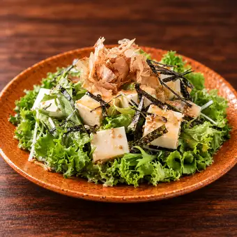 ごま香る豆腐サラダ