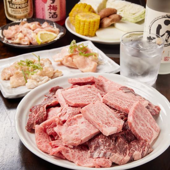 A away from the hustle and bustle of the city ... A hideaway yakiniku restaurant where you can enjoy your meal in a calm atmosphere.