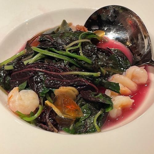 花生燉菠菜海鮮