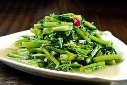 Stir-fried empty heart vegetables