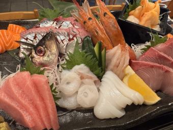 Sashimi banquet course 5,000 yen with 2 hours of all-you-can-drink
