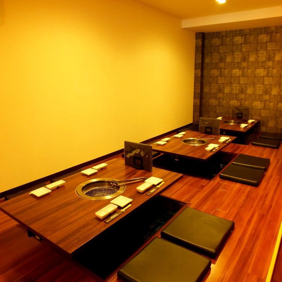 Fully equipped with tatami room! Banquet course with all-you-can-drink is also available from 5000 yen