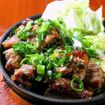 親鳥のにんにく醤油
