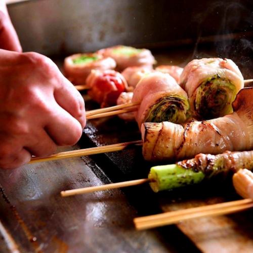 肉巻きアスパラ/肉巻きオクラ/肉巻き大葉チーズ