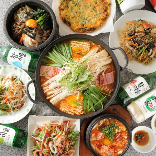 本場の韓国料理各種