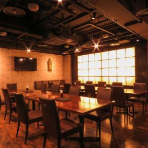 店内奥には完全個室のパーティールームもご用意！！[長崎/長崎駅前/観光通り/個室/飲み放題/ランチ/女子会/洋食/オムライス/パスタ/デザート/カフェ]