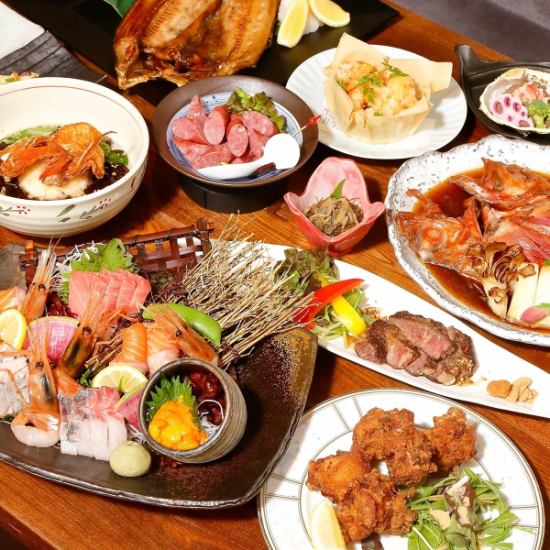 Please enjoy Japanese cuisine and local sake that reflect the seasons of Hokkaido.